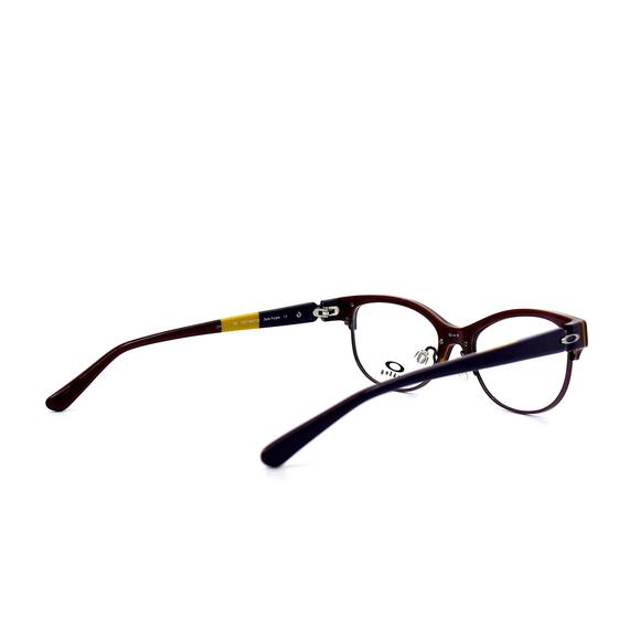 100% AUTHENTIC OAKLEY OX1108 EYEGLASSES DARK PURPLE FRAME NEW - Picture 5 of 10